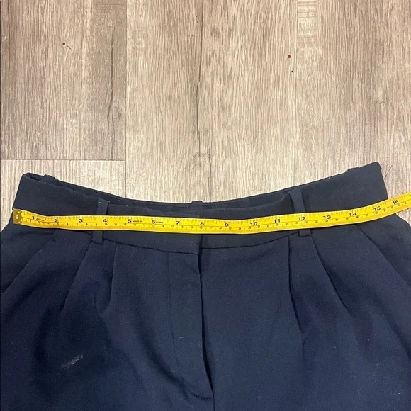 A&F Navy Wide-Leg Trousers - Picture 4 of 5